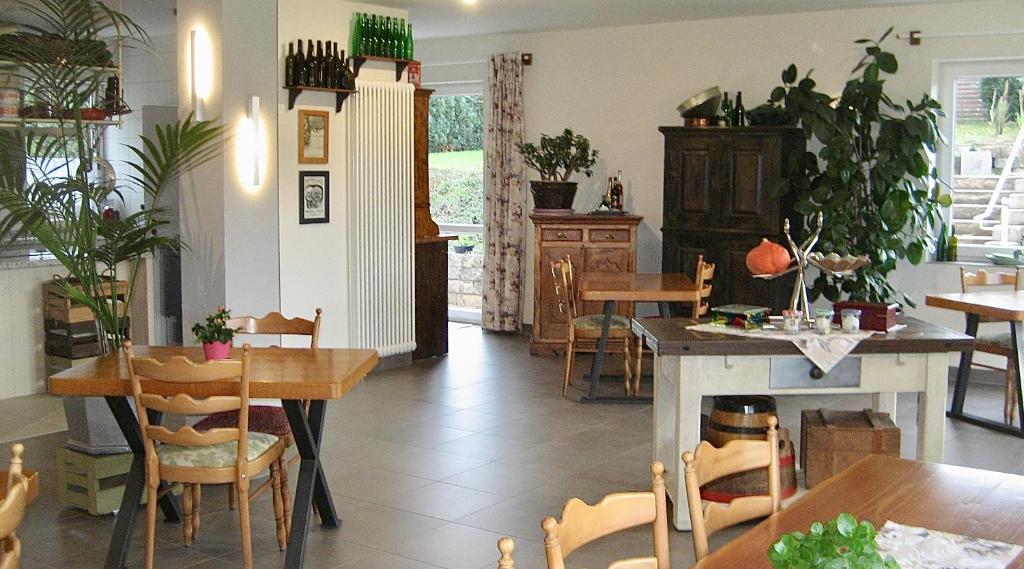 Posezení v ubytování GästeHaus Auler Hof