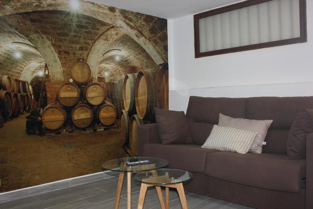 A seating area at Loft Turístico en casco histórico, Wifi y TV satélite gratis