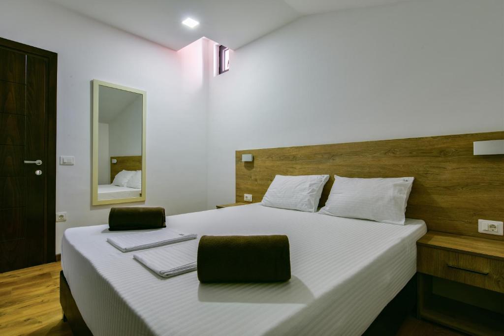 Krevet ili kreveti u jedinici u okviru objekta Apartmani Djurovic
