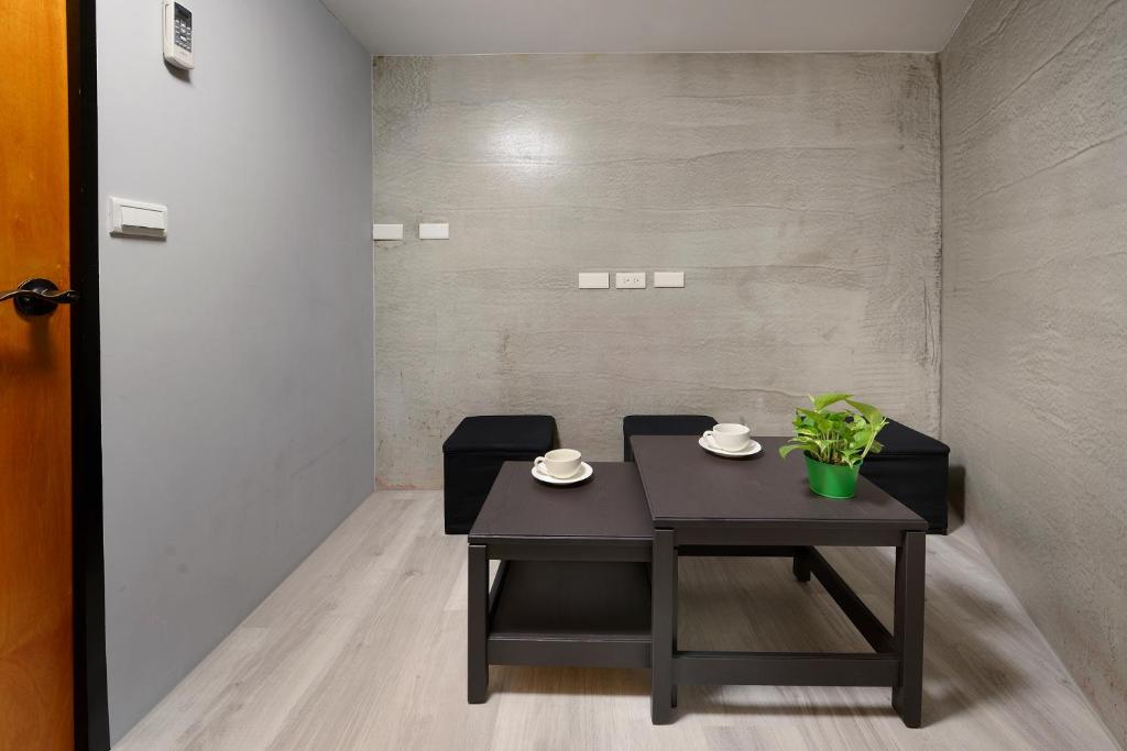 Posezení v ubytování Donggang Jingdi B&B