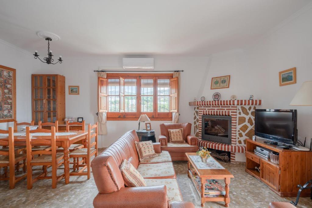Posezení v ubytování Villa Padial