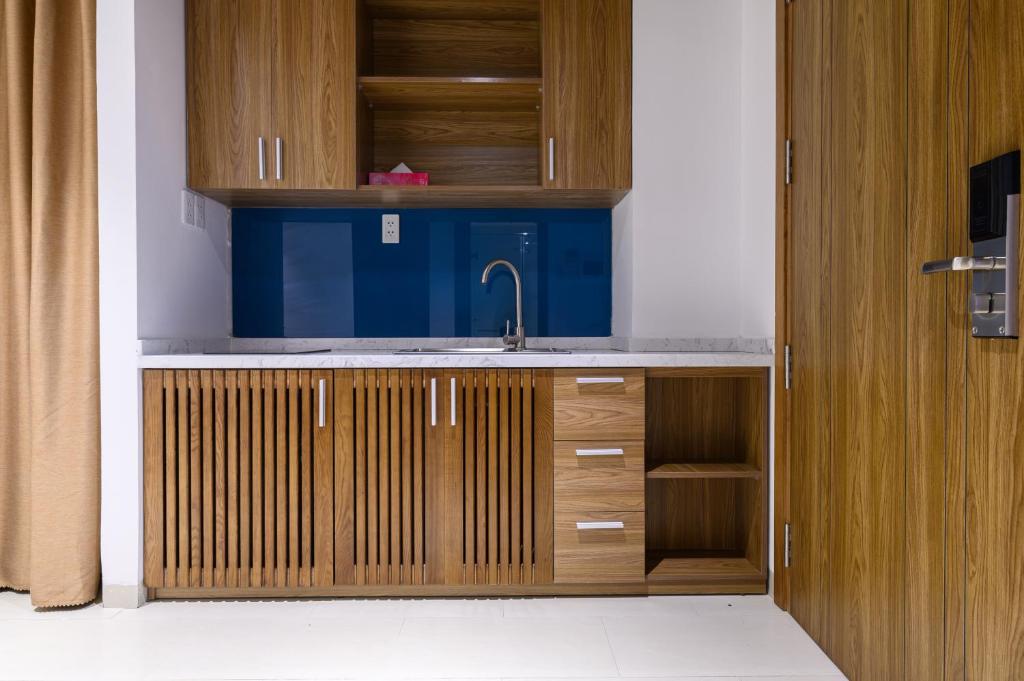 Phòng Studio Giường Đôi Nhìn Ra Vườn