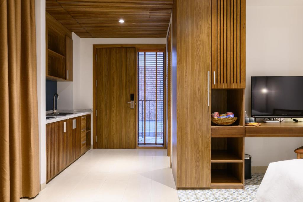 Phòng Studio Giường Đôi Nhìn Ra Vườn