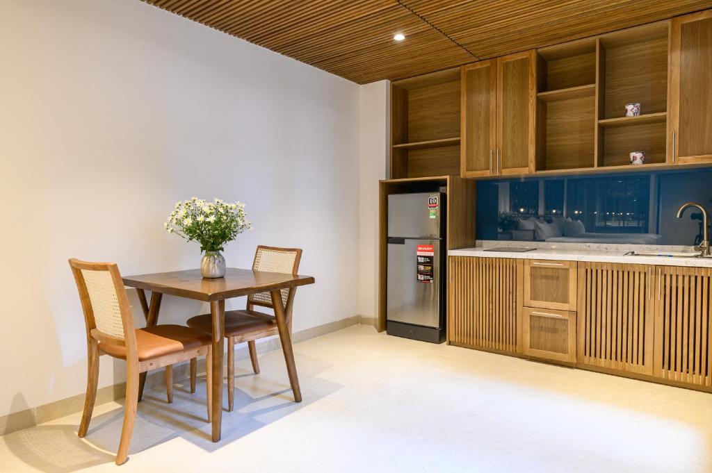 Nhà bếp/bếp nhỏ tại Daisy Boutique Hotel