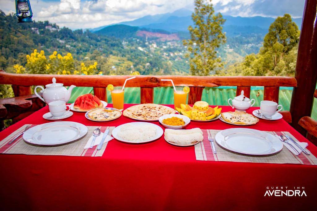 Nespecifikovaný výhled na hory nebo výhled na hory při pohledu z bed and breakfast