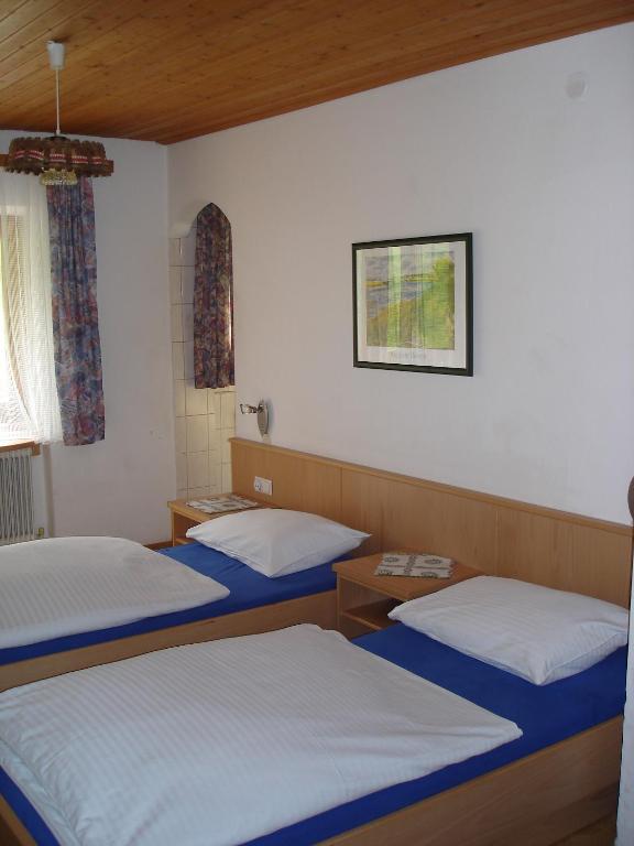 Postel nebo postele na pokoji v ubytování Haus Brunhilde