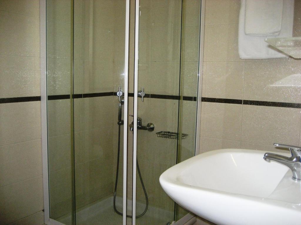 Kúpeľňa v ubytovaní Yiorgos Studios