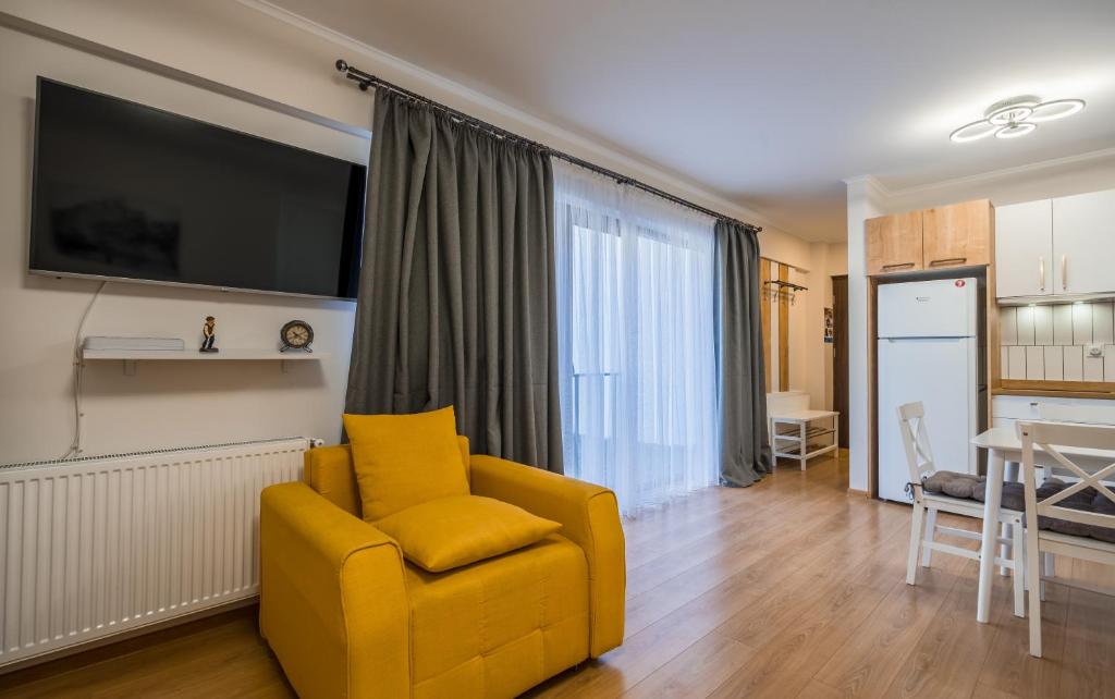 Kuchyň nebo kuchyňský kout v ubytování 2-room Apartment NFT Vista Gudauri 17- Near Ski Lift