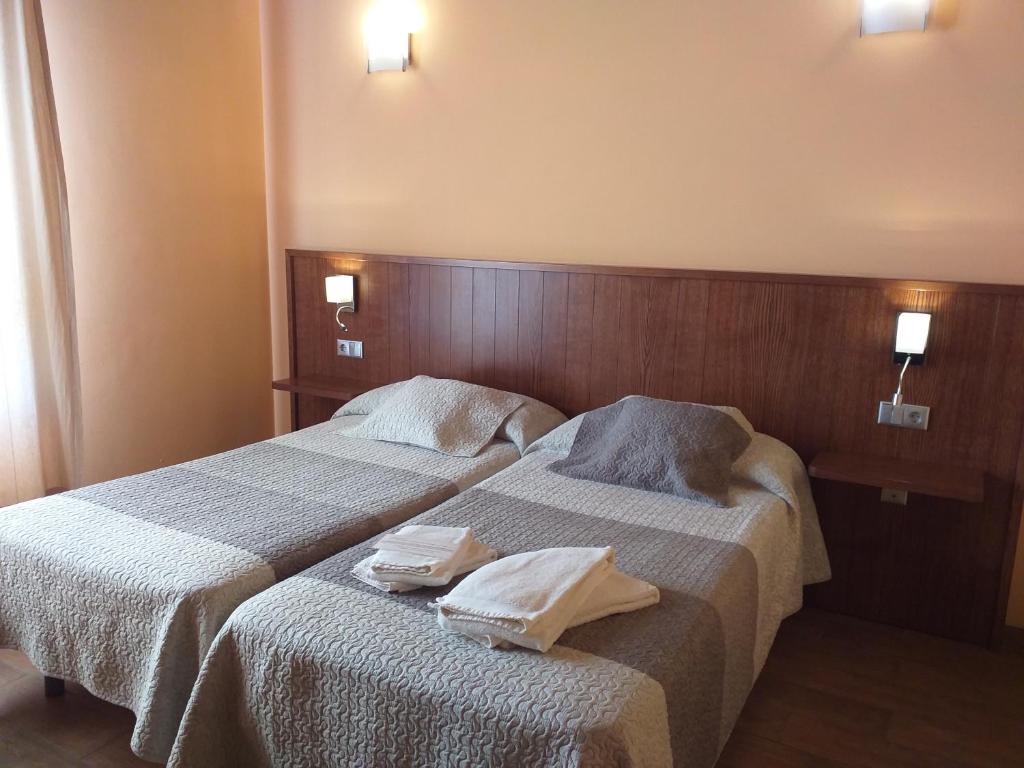 Postel nebo postele na pokoji v ubytování OTXOENEA