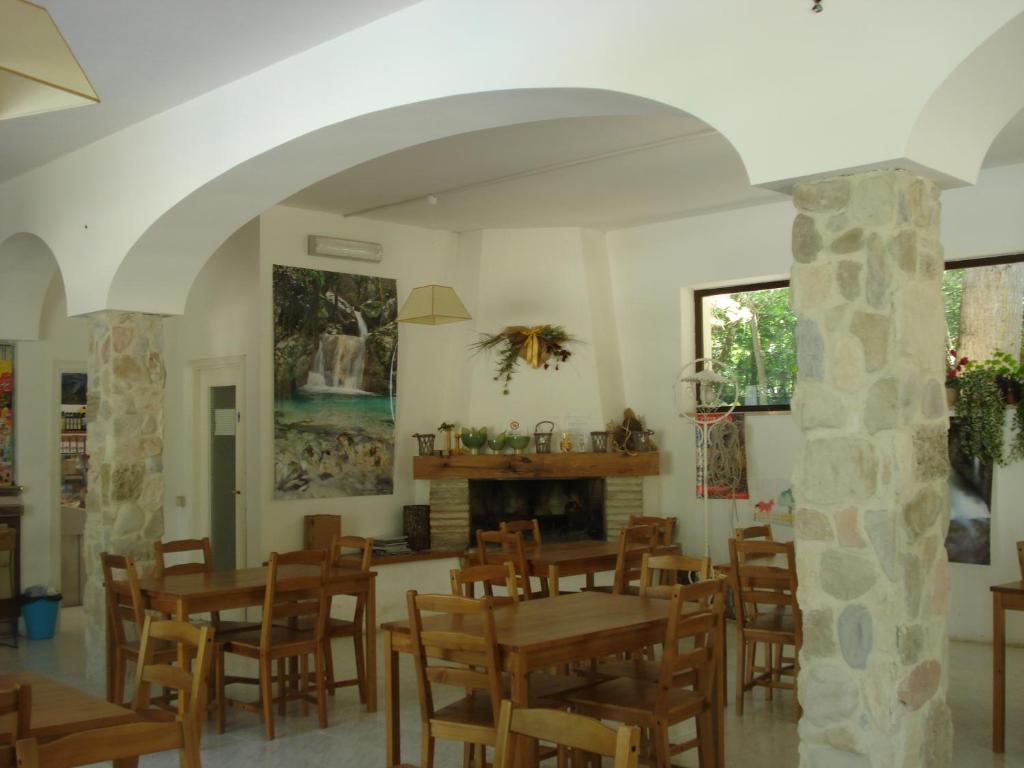 Restaurace v ubytování Rio Verde camping villaggio