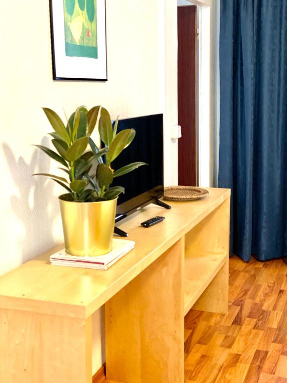 TV a/nebo společenská místnost v ubytování Hotel Arena Rooms - Berlin Mitte