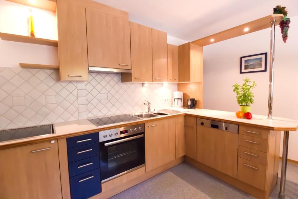 A kitchen or kitchenette at Apart Elke