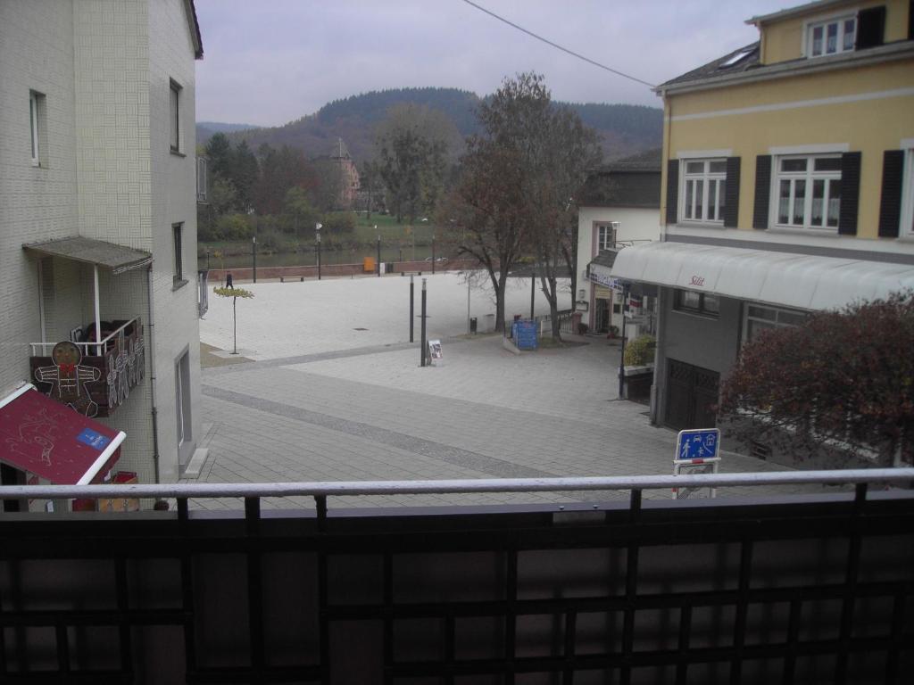 Nespecifikovaný výhled na hory nebo výhled na hory při pohledu z penzionu