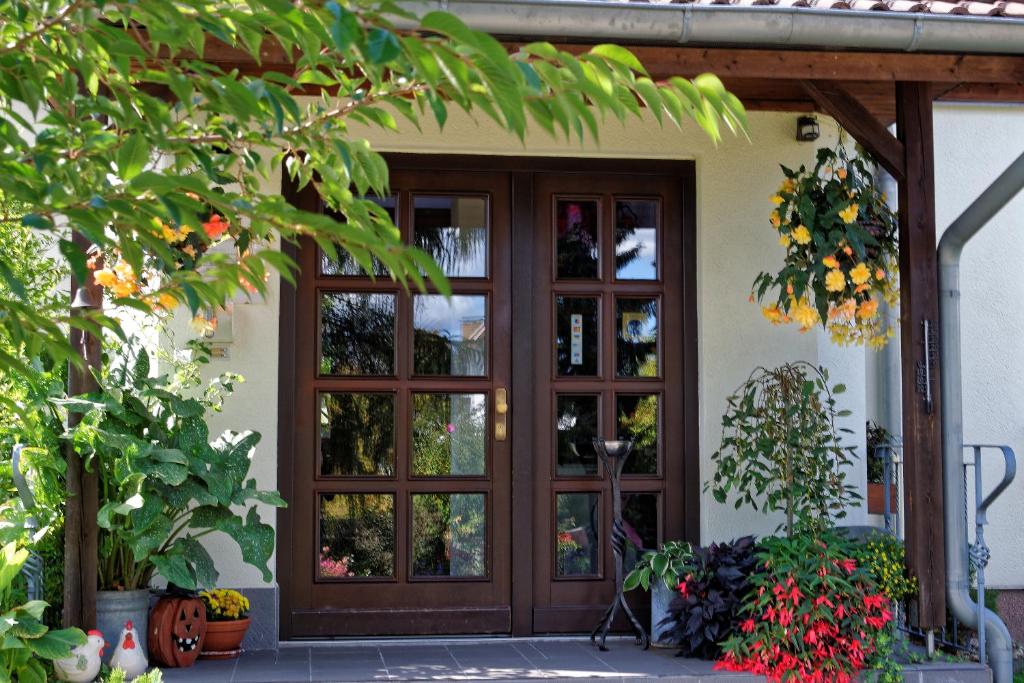 Zahrada ubytování Pension Am Kirschberg