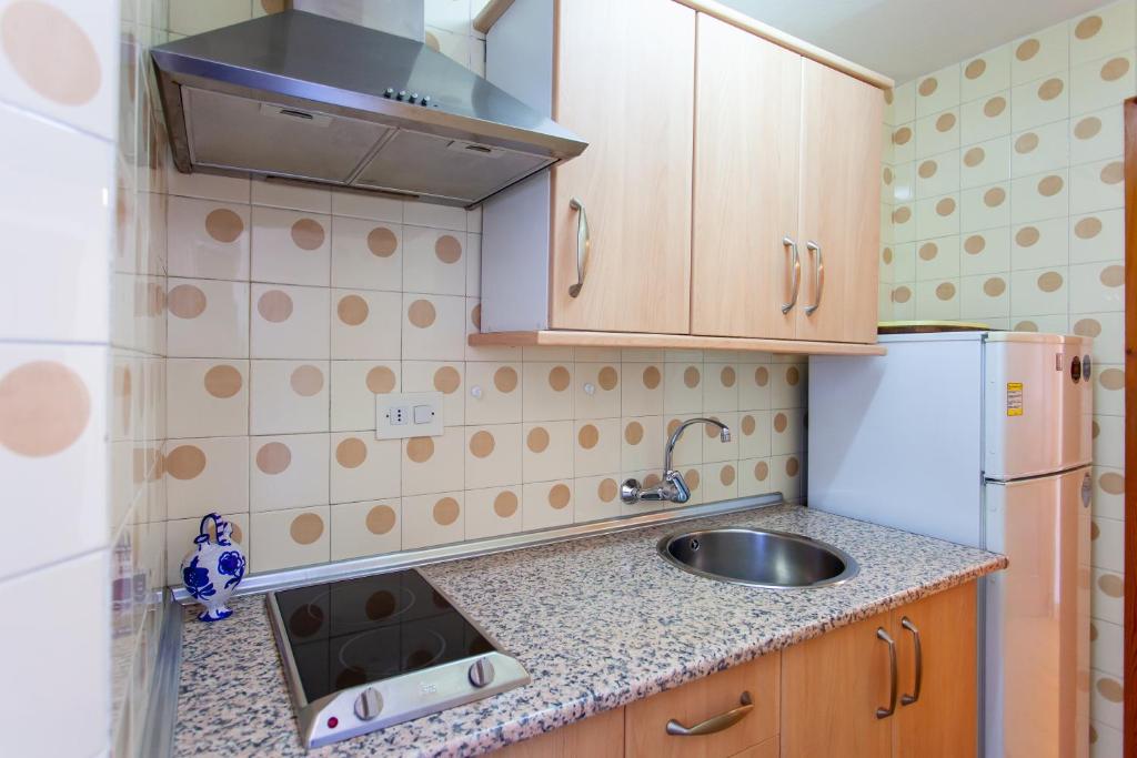 Kuchyňa alebo kuchynka v ubytovaní Las Góndolas Apartamento Sunny