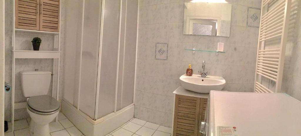 Koupelna v ubytování Appartement Guéret