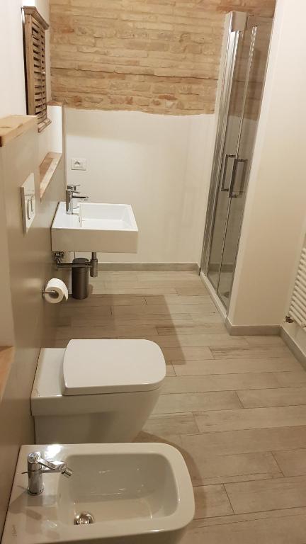 Koupelna v ubytování B&B DEL CORSO