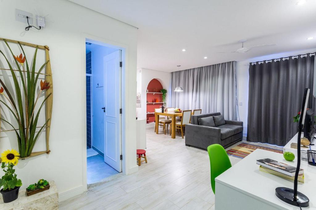  Apartamento com quintal na Praça do Pôr do Sol