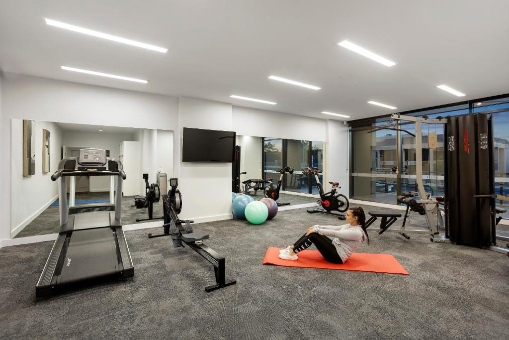 Fitness centrum a/nebo fitness zařízení v ubytování Quest Goulburn