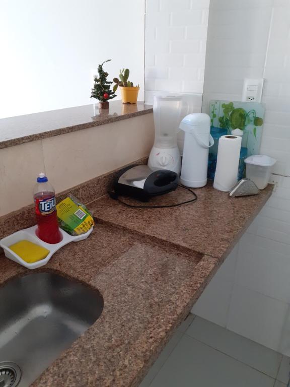  Apartamento na praia de Guaibim