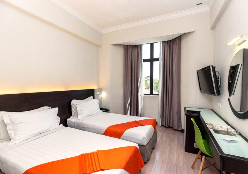 TV a/nebo společenská místnost v ubytování Regalodge Hotel & Spa Ipoh