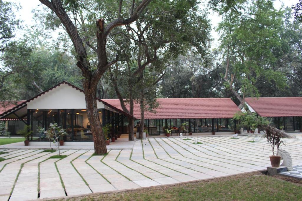 Zahrada ubytování Aranya Vilas - A Nature Resort