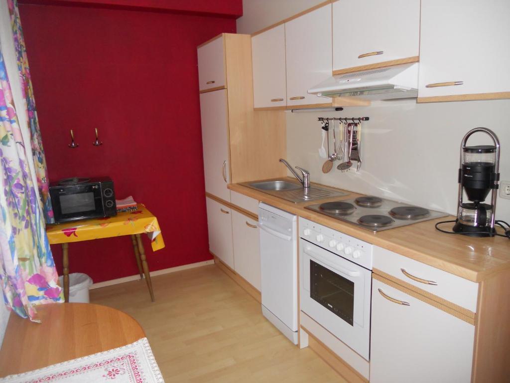 Kuchyňa alebo kuchynka v ubytovaní Ferienwohnung Bacher