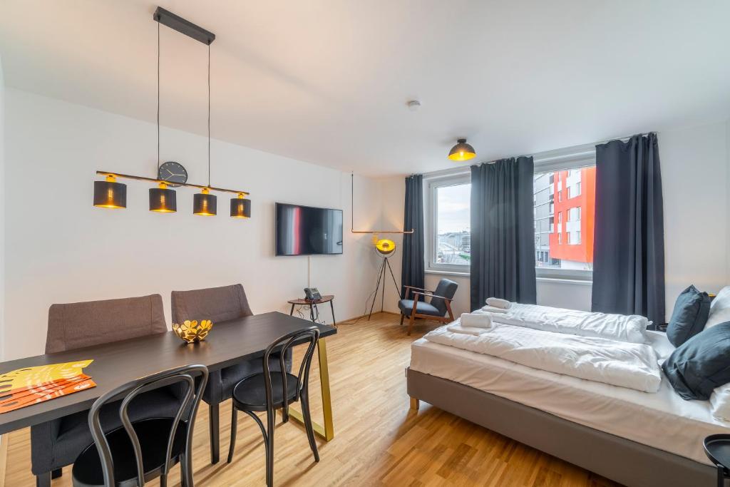 Fotografia z galérie ubytovania RHC Central Station Premium Apartments | contactless check-in vo Viedni