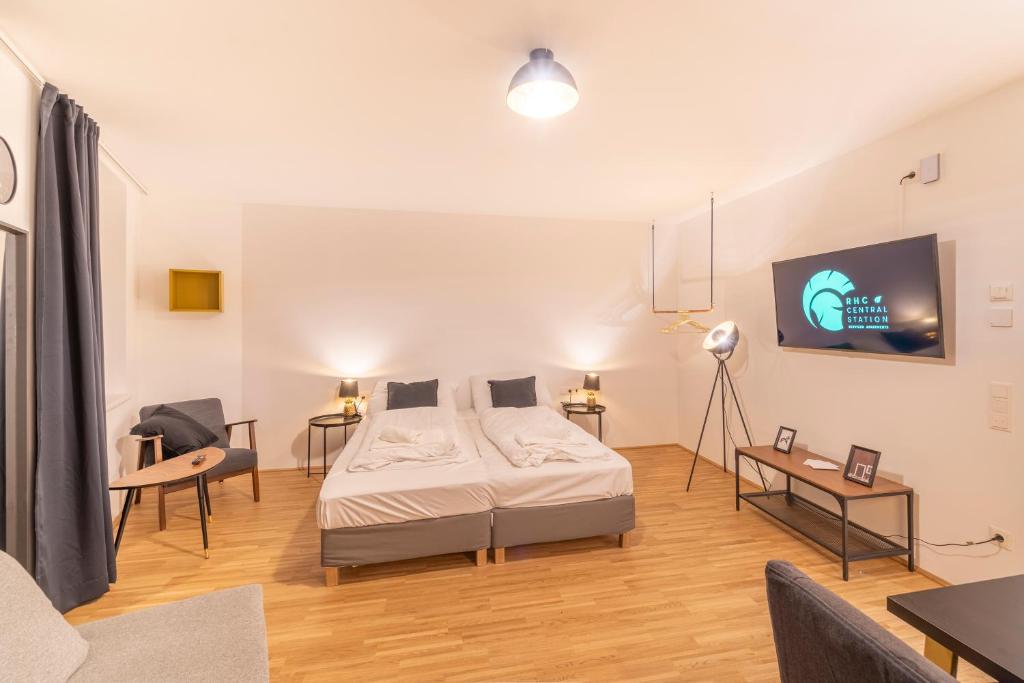 Fotografia z galérie ubytovania RHC Central Station Premium Apartments | contactless check-in vo Viedni
