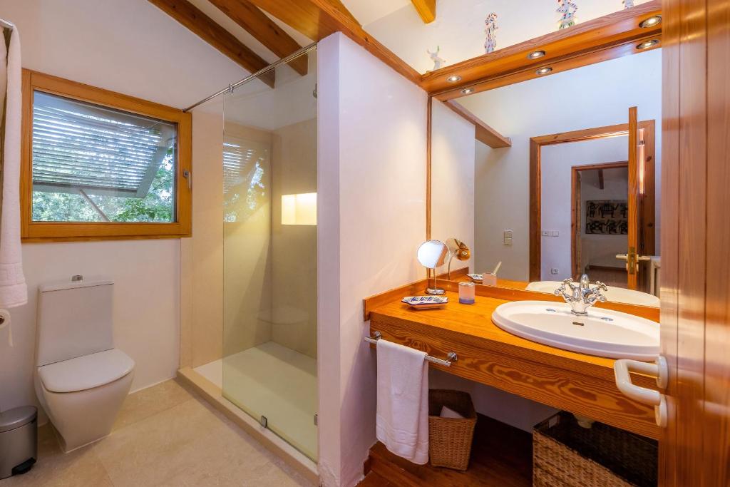 A bathroom at Na Pineda