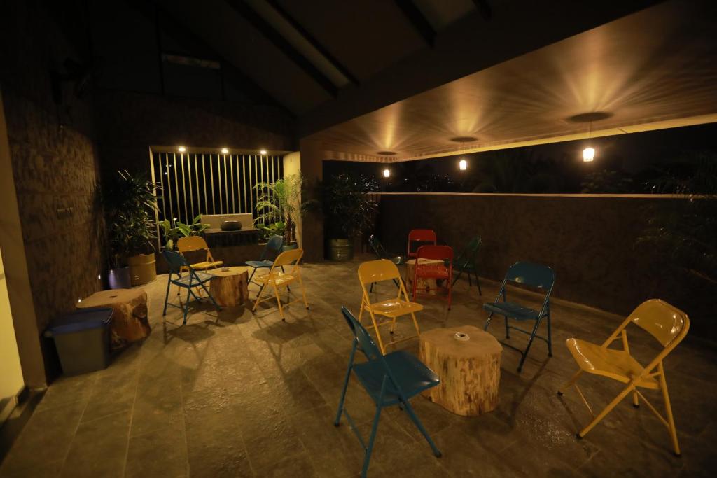 Posezení v ubytování Zoot Kochi Infopark