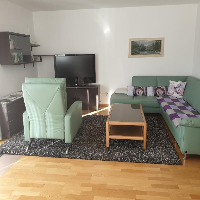Posezení v ubytování Apartma Vovk