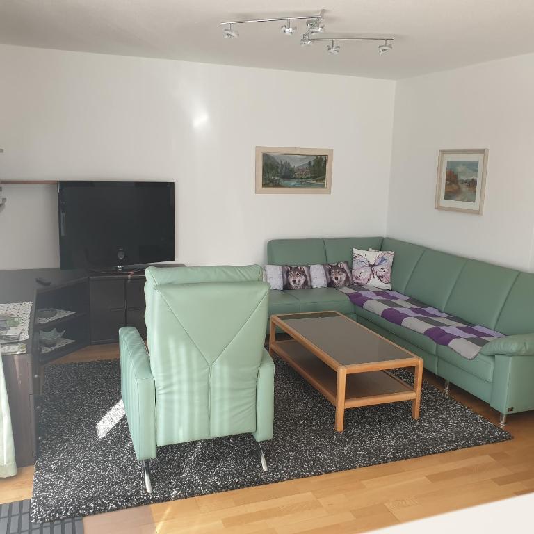 Posezení v ubytování Apartma Vovk