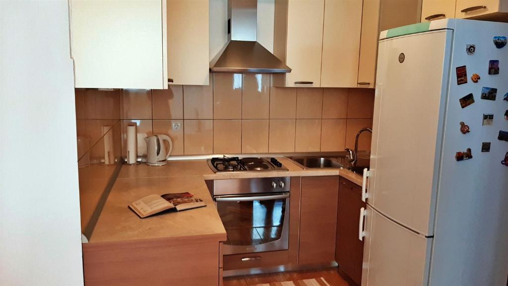 Kuchyňa alebo kuchynka v ubytovaní Apartment Jen