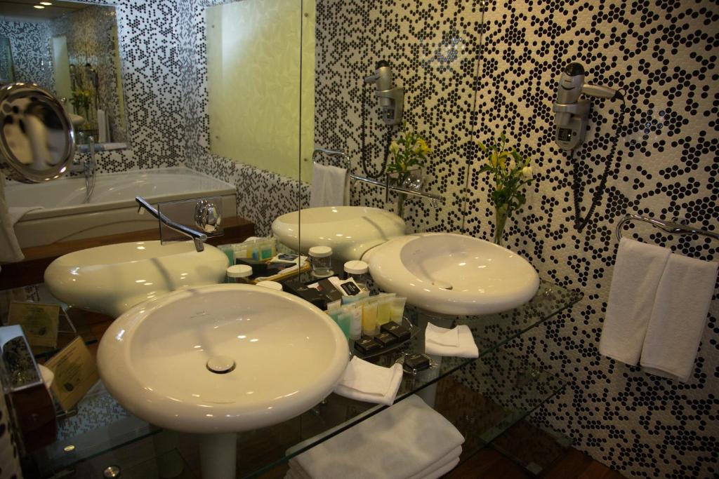 Koupelna v ubytování CPAnkara Hotel