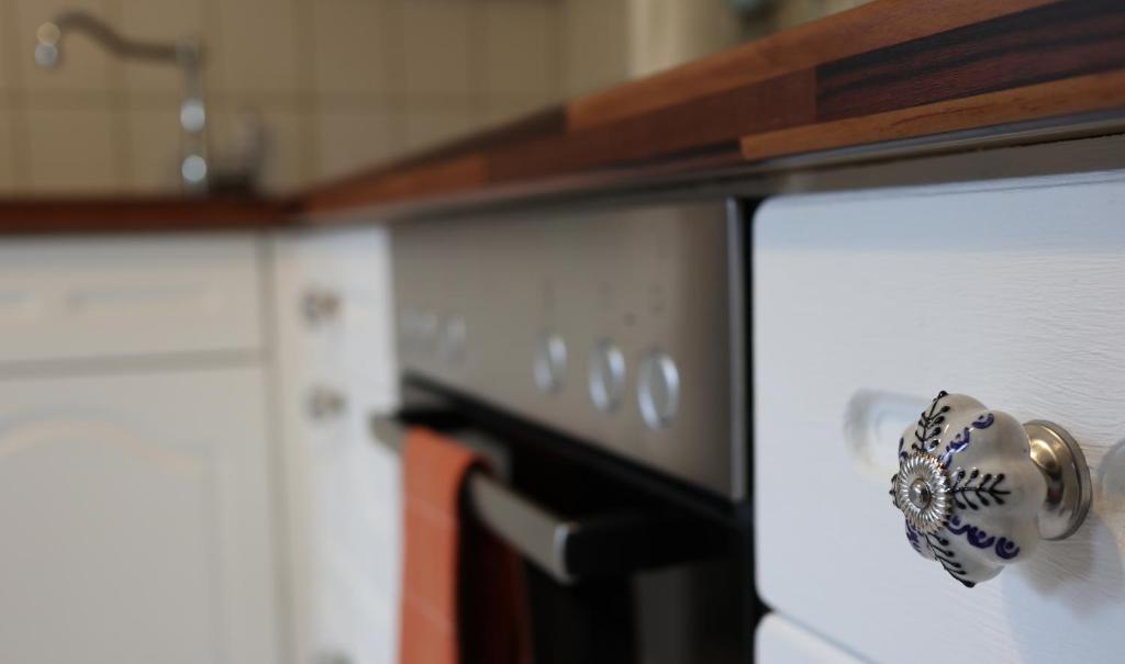 Kuchyň nebo kuchyňský kout v ubytování Ferienwohnung Weiß