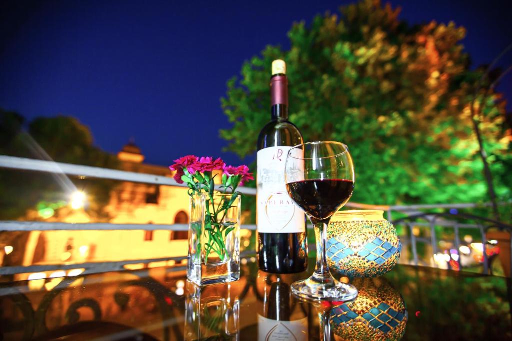 Nápoje v ubytování Rustaveli Hotel