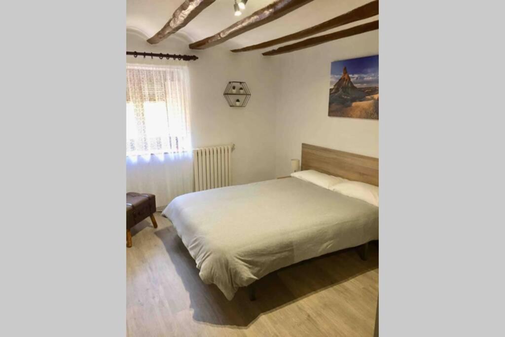 Cama o camas de una habitación en Buenavista Olite