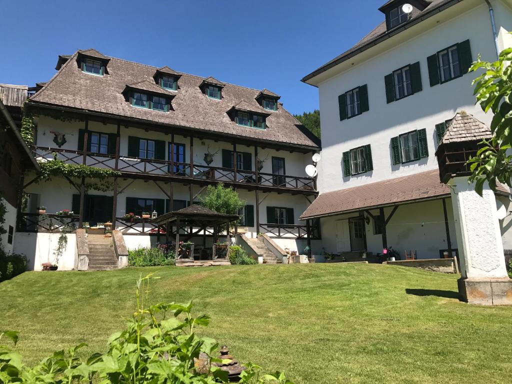 Vonkajšia záhrada v ubytovaní Schloss Gstatt