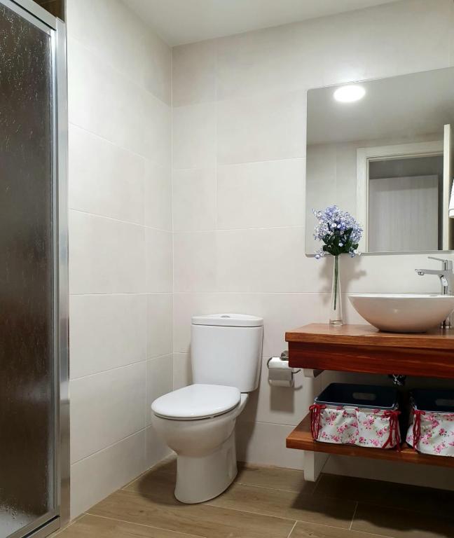 A bathroom at Amanece Monegrillo Apartamentos