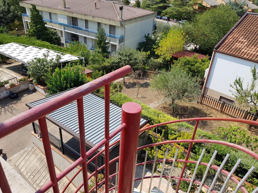 Balkón nebo terasa v ubytování Sassi's Loft