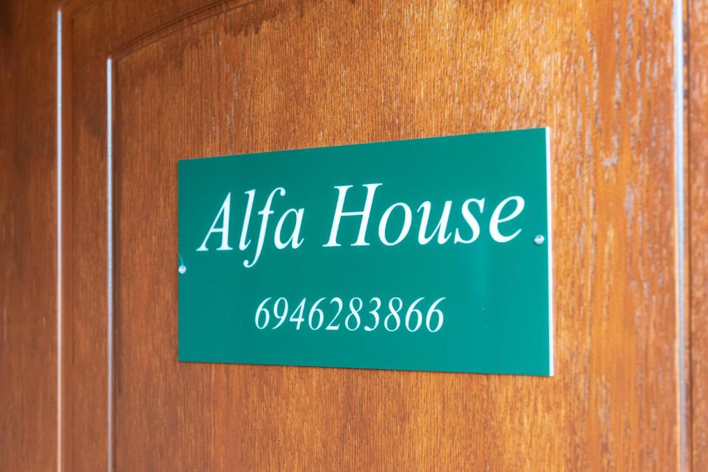 Certifikát, hodnocení, plakát nebo jiný dokument vystavený v ubytování Alfa House