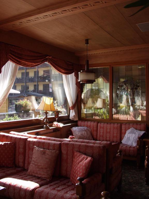 Posezení v ubytování Hotel Garni St. Hubertus
