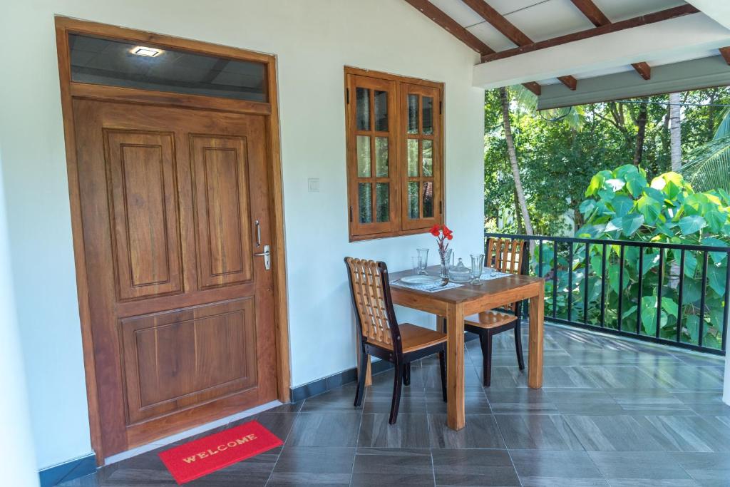Balkón nebo terasa v ubytování Autumn Home Stay