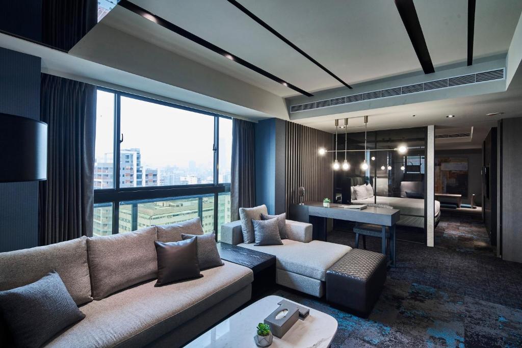 Posezení v ubytování Kung Shang Design Hotel