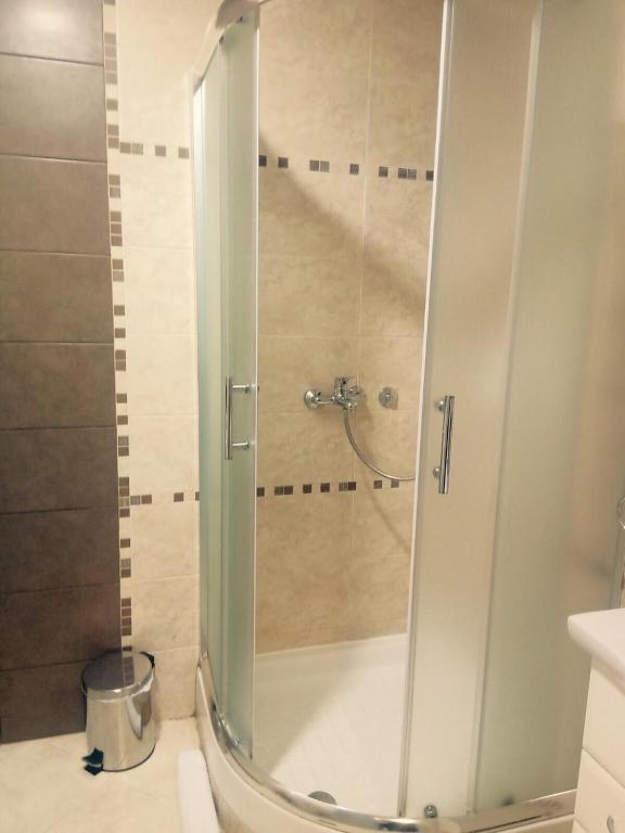 Koupelna v ubytování Garni Hotel Nevski