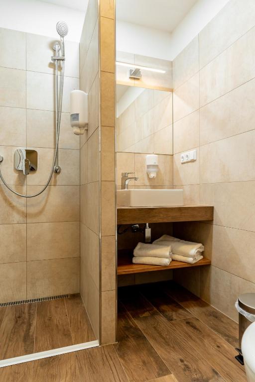 Kúpeľňa v ubytovaní Hotel Dvur Hoffmeister