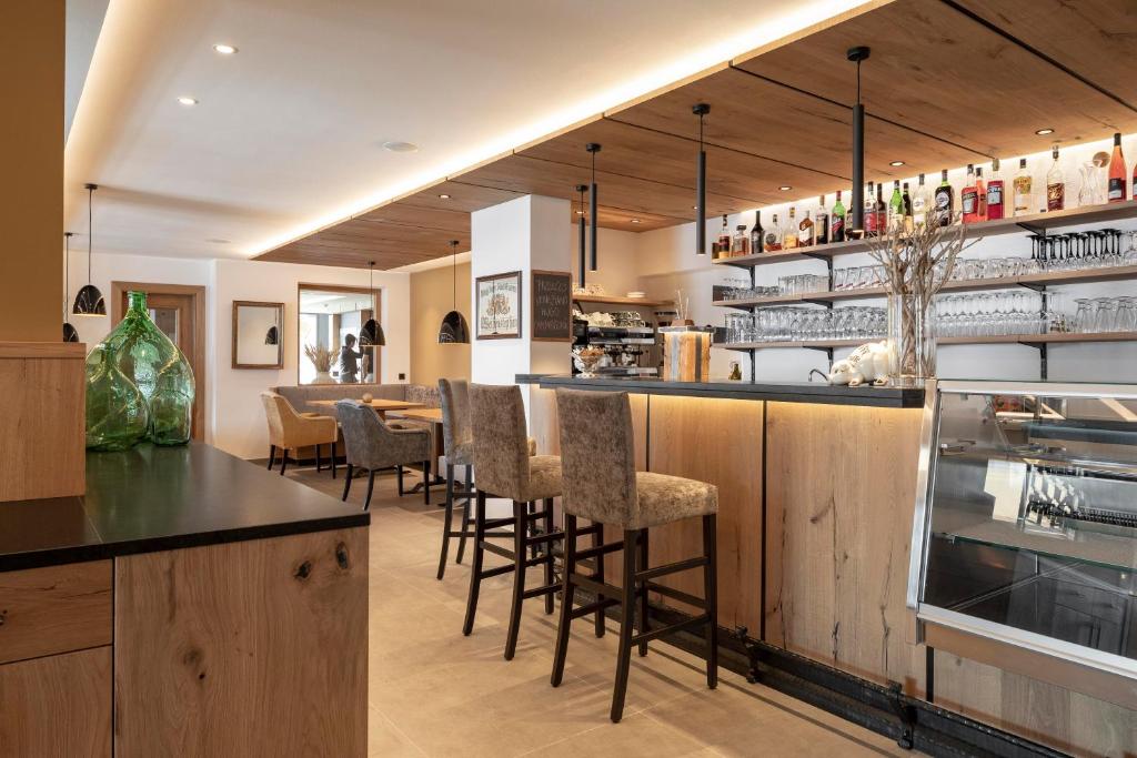 Kuchyň nebo kuchyňský kout v ubytování Hotel Lechner