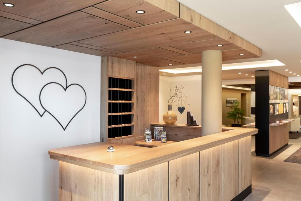 Kuchyň nebo kuchyňský kout v ubytování Hotel Lechner