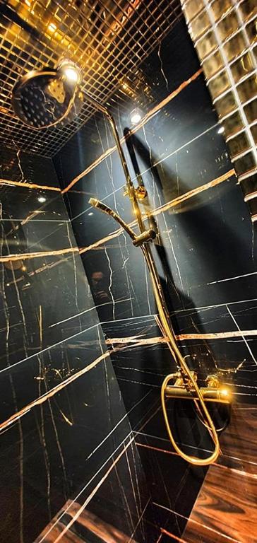 a metal rack on a wall in an oven at Hotel Ramka & Restaurant & Wine Bar in Poznań